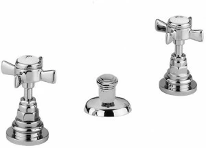 Rubinetteria Giulini Смеситель для биде с 3 отверстиями Kensington 3713a