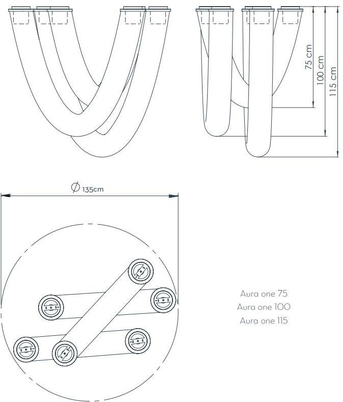 Kriskadecor Потолочный светильник из алюминия Aura sun-id-1412254 - Вид №10