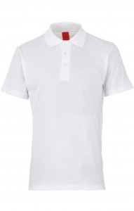 66338 Тенниска-поло белая  Одежда для салонов красоты  размер S (46)