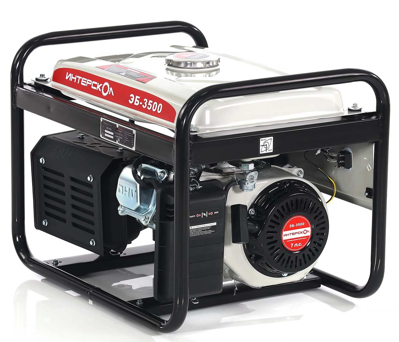 Электрогенератор   бензиновый Интерскол ЭБ-3500 9106298 STDN-0036962 - Вид №4