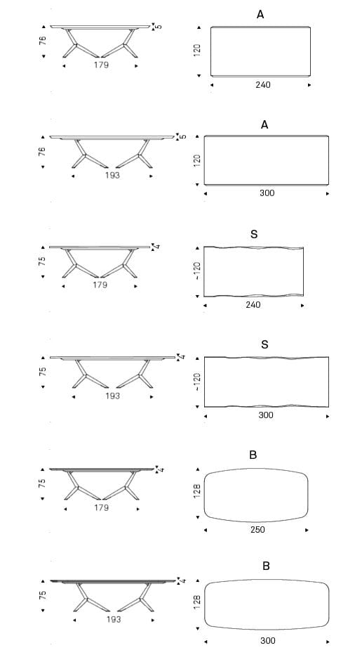 Деревянный прямоугольный стол Cattelan italia Atlantis ARCH-00033878 - Вид №5