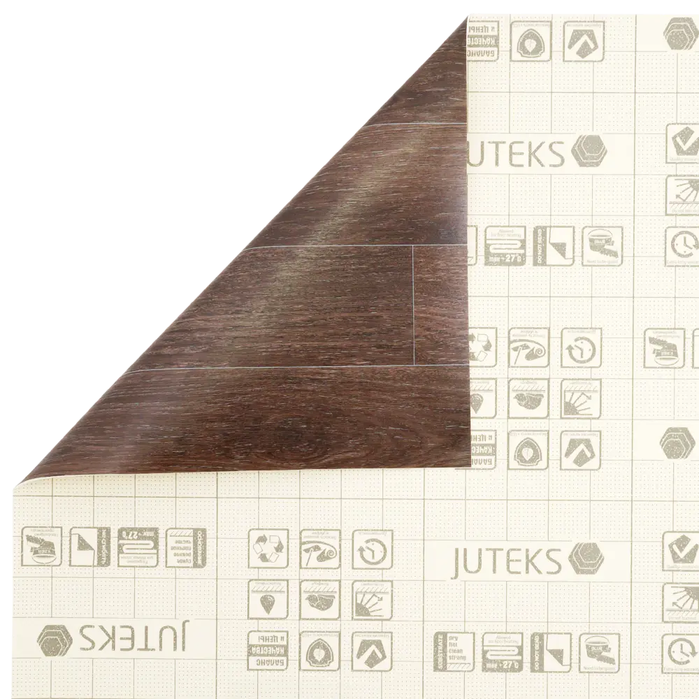 Линолеум «Дуб Шоколадный» 22 класс 3 м JUTEKS STLM-2113449 - Вид №3