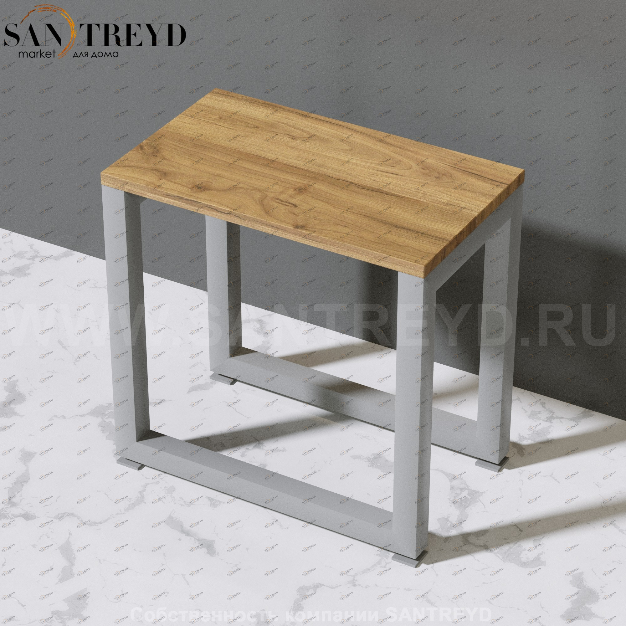 Effegibi LINEA ALU Скамейка 1 сегмент на регулирумых ножках из тика HA65100007