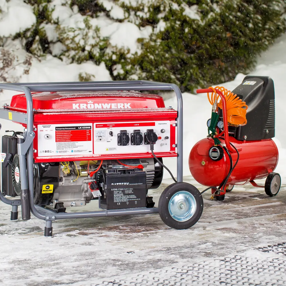 Генератор бензиновый Kronwerk LK 6500E 5 кВт STLM-2179433 - Вид №3