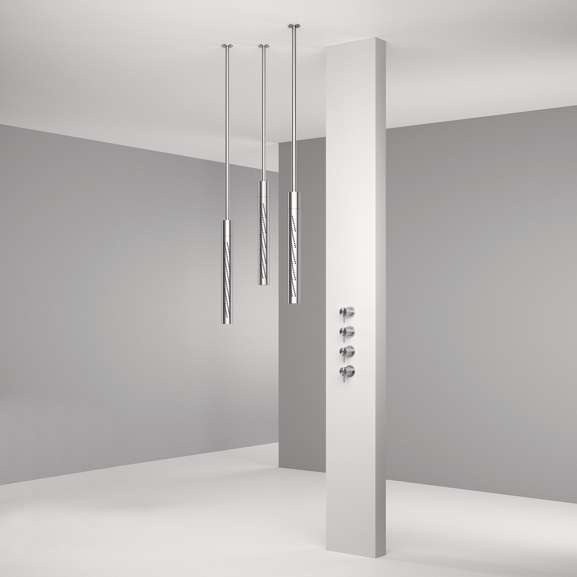 Потолочная душевая головка из нержавеющей стали Zazzeri Z316 MONO ARCH-00037267 - Вид №1