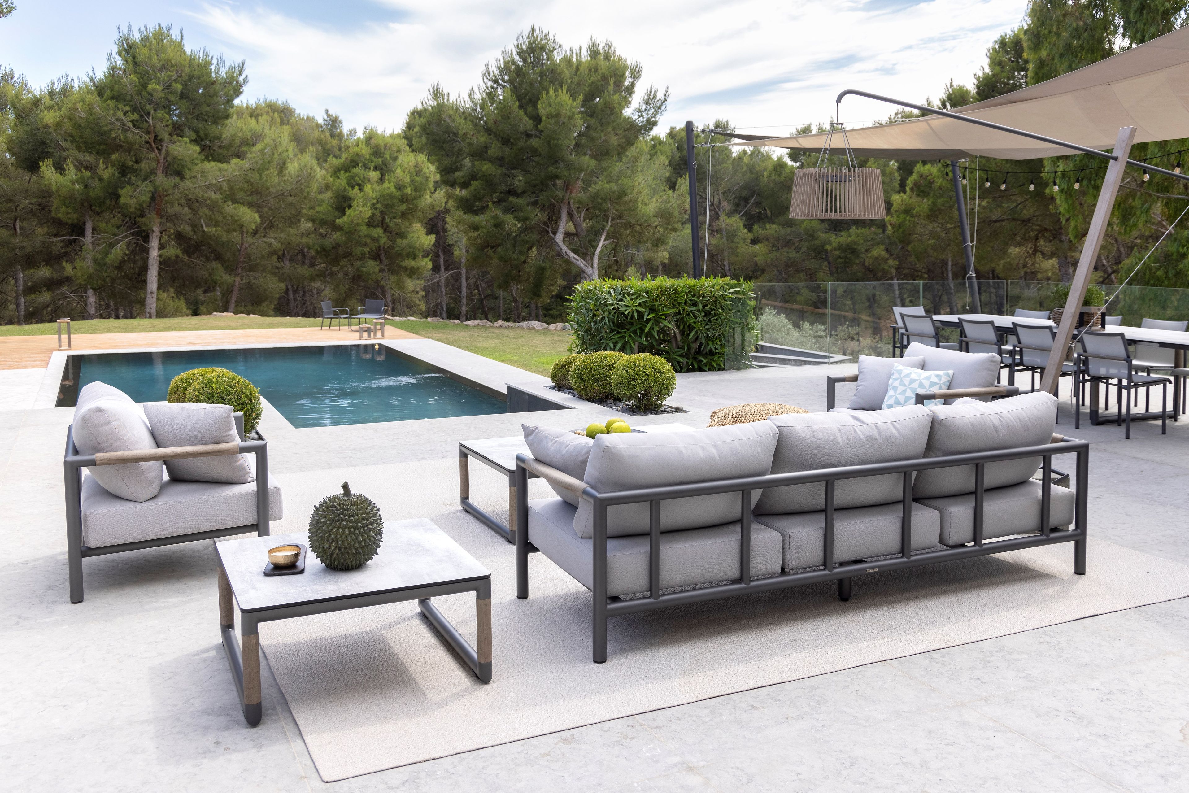 3-местный садовый диван Les Jardins® Bastingage ARCH-00035034 - Вид №4