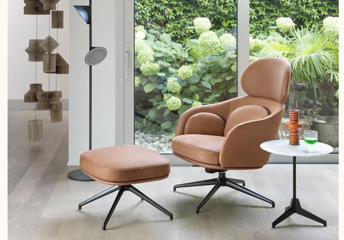 Saba Italia Кресло Bergere со съемным чехлом с подголовником Sunset sun-id-1409695 - Вид №6