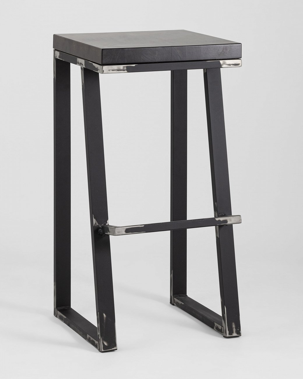 Полубарный стул коричневый с деревянным сиденьем "Терракс" STOOL GROUP  00-3945994 Коричневый  - Вид №1