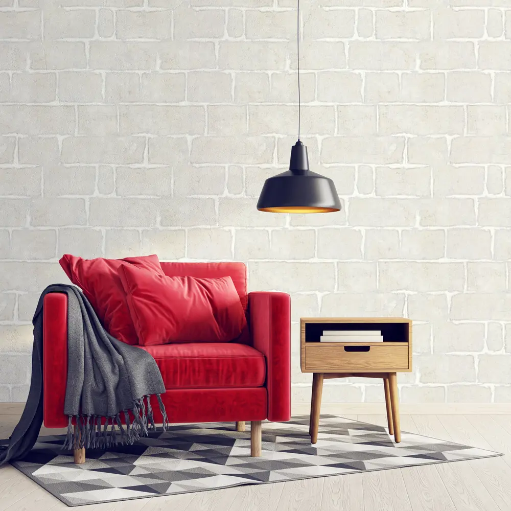 Обои виниловые Аспект Ру Бруклин белые 1.06 м 70312-11 STLM-2044293 - Вид №2