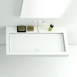 L030160 Подвесная раковина настенная овальная MOMA Design  белая