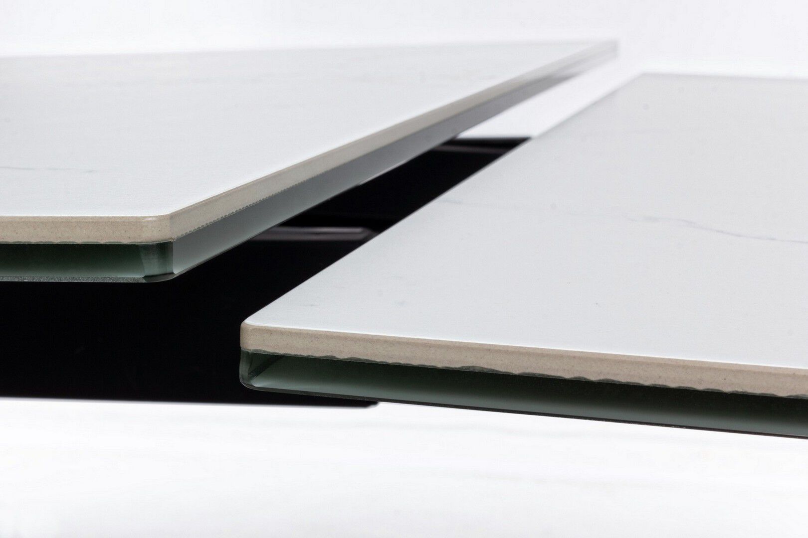 Керамический и стальной выдвижной стол BIZZOTTO BLAZAR ARCH-00112050 - Вид №8