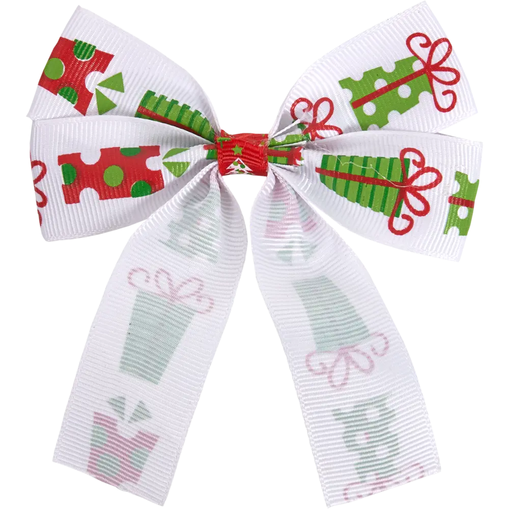 Украшение ёлочное «Бант», 10х2.5 см, цвет белый Santreyd STLM-2055215 - Вид №1