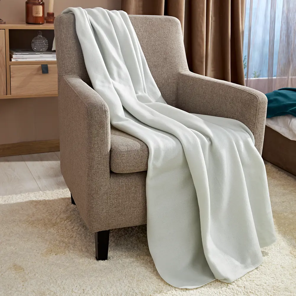 Плед First 130x160 см флис цвет серый СТОЛИЦА ТЕКСТИЛЯ STLM-2117998 - Вид №3