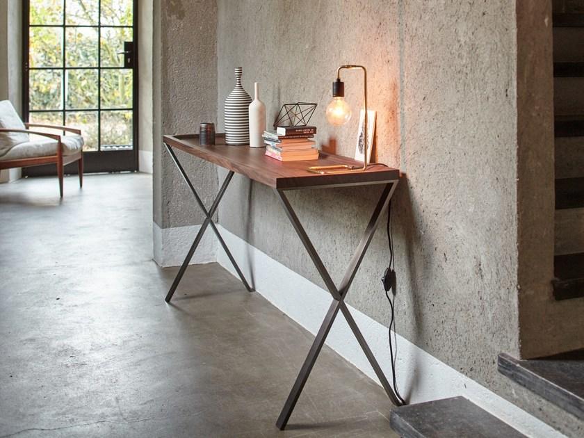 more Прямоугольная деревянная консоль Lax sun-id-1372538 - Вид №3