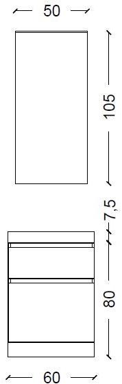 Mobiltesino Тумба под умывальник из ламината с зеркалом Cromo sun-id-1393705 - Вид №2