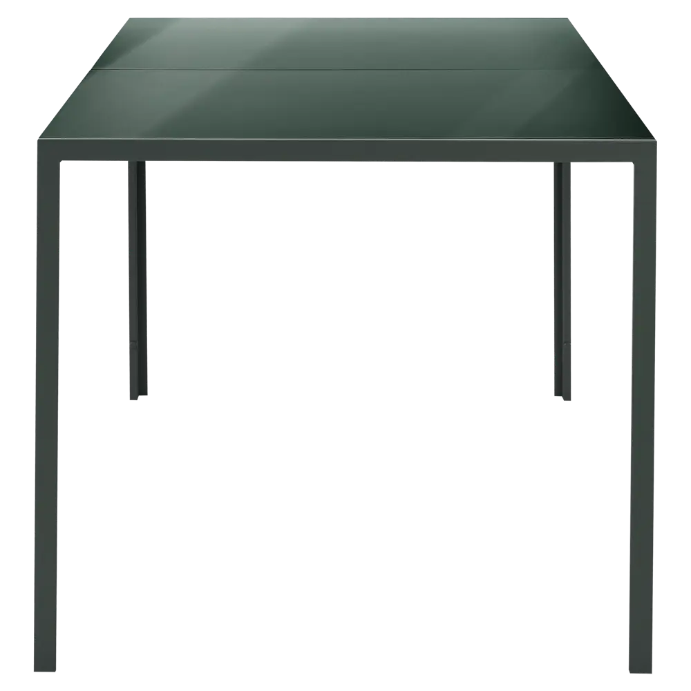 Садовый стол нераздвижной BEGINIA Tomari 150x80x73 см сталь темно-зеленый STLM-2146918 - Вид №7
