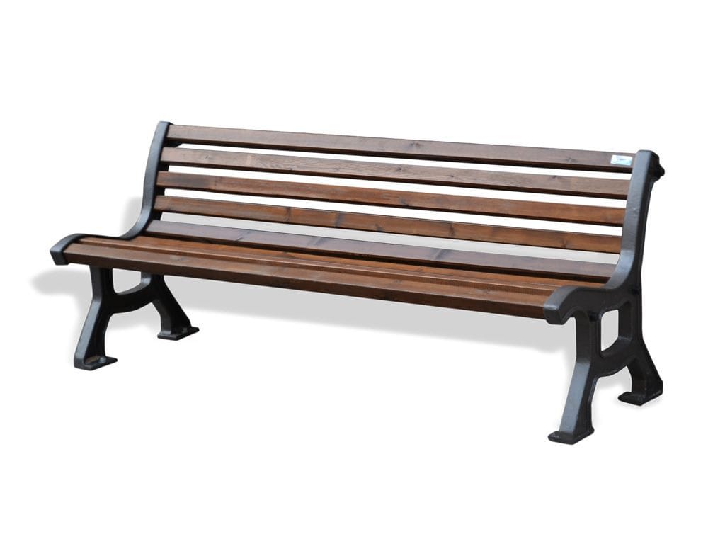 Сосновая скамья со спинкой EUROCOMITALIA классическая мебель ARCH-00019855