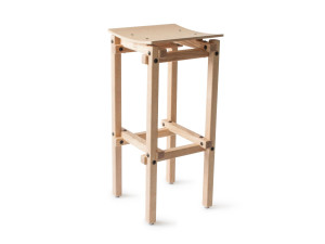 Высокий стул из ясеня