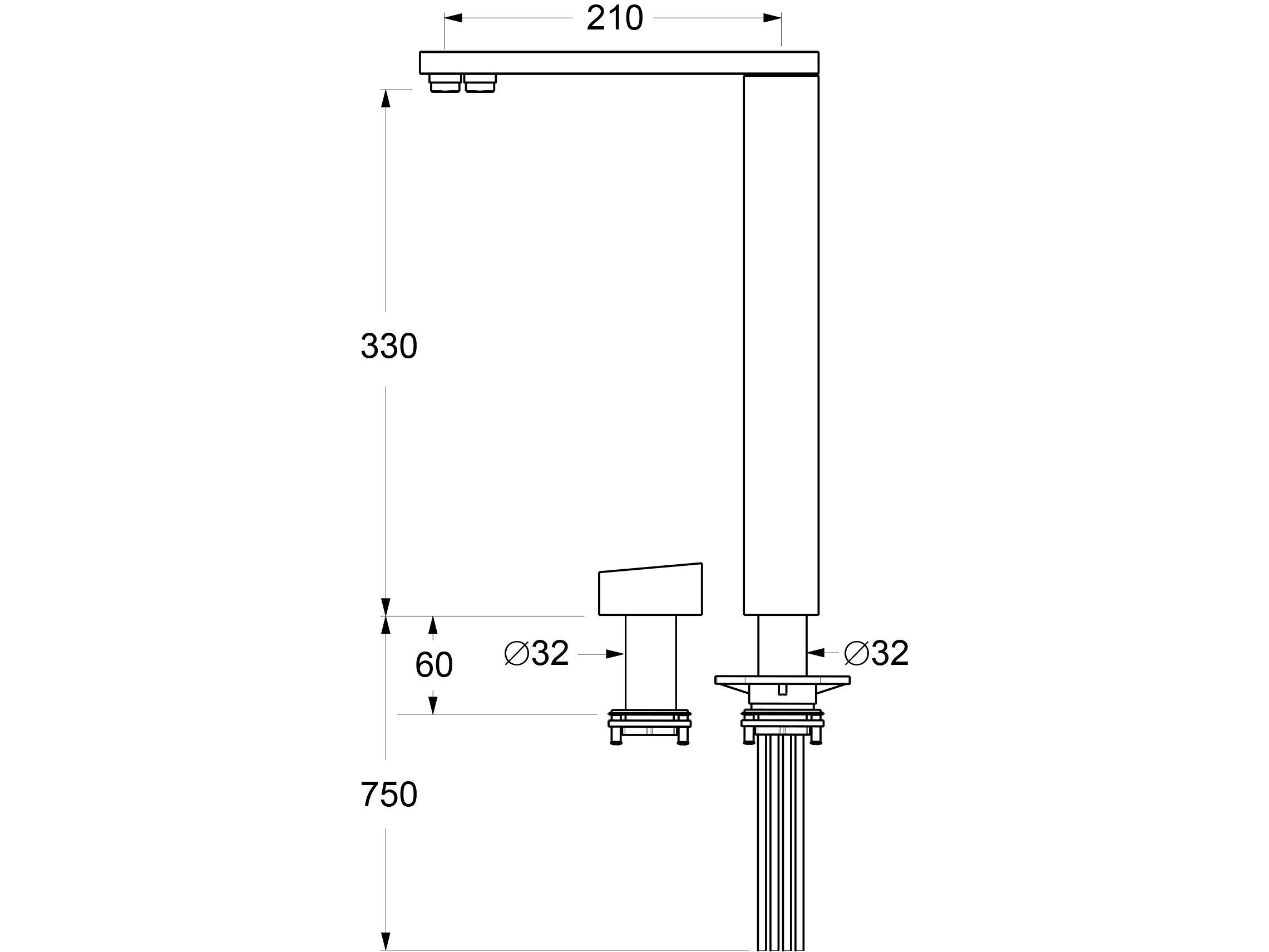 Электронный напольный кухонный кран с очистителем GUGLIELMI RUBINETTERIE Pura ARCH-00010122 - Вид №5
