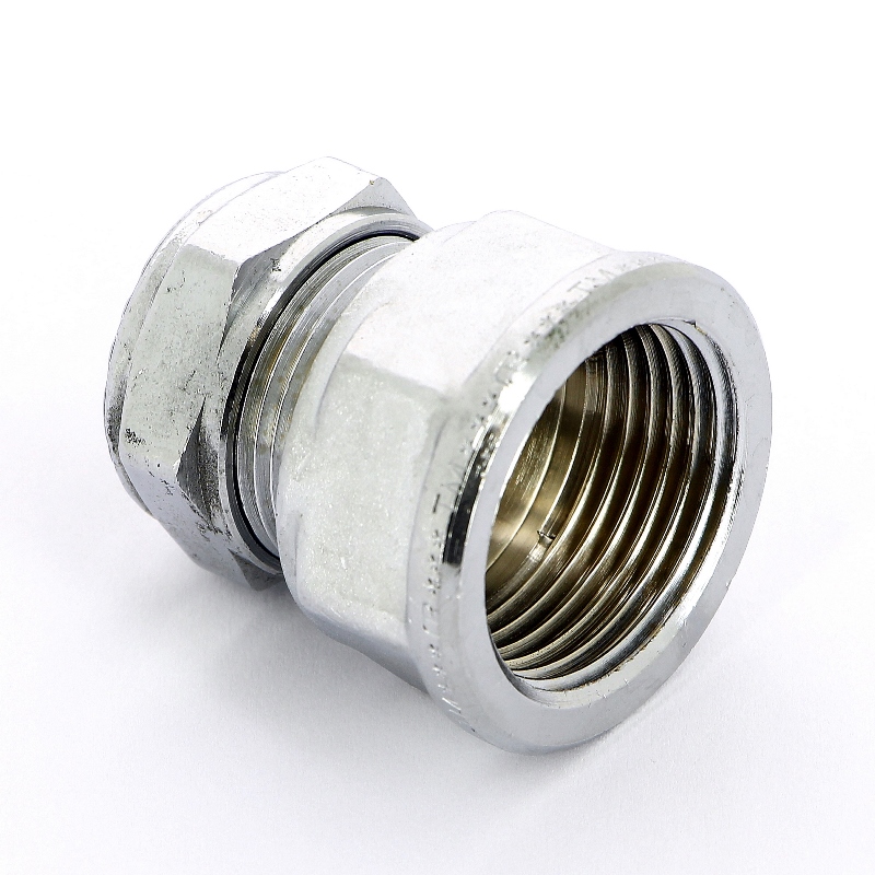 Муфта обжим-В хромированная TIEMME 22х1" 1130217 - Вид №1