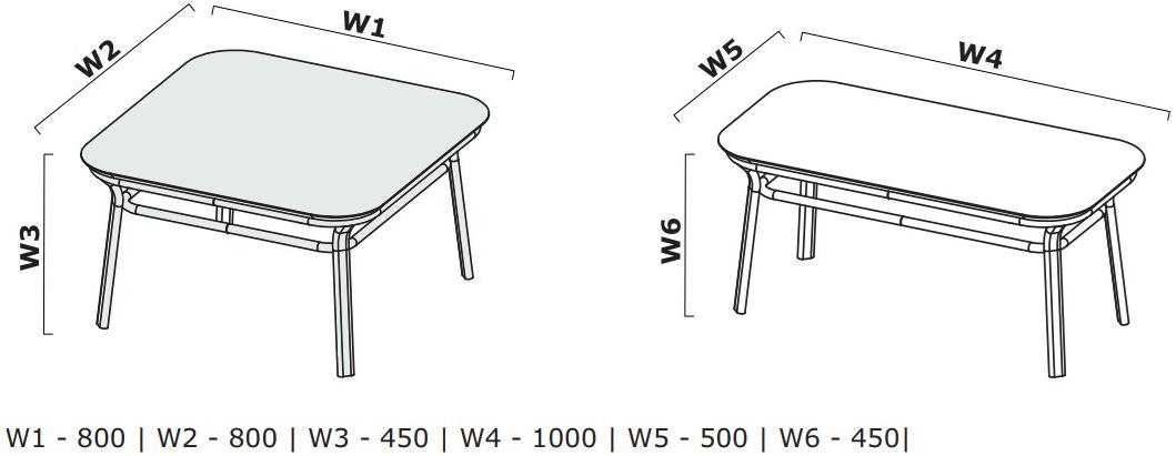MDD Лакированный квадратный журнальный столик на контракт Grace sun-id-1376160 - Вид №4