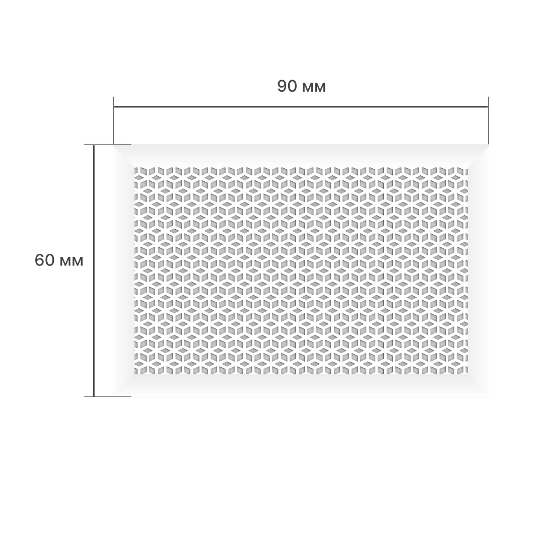 Экран для радиатора 90х60 см Илона белый STELLA Standart STSR-1160 - Вид №2