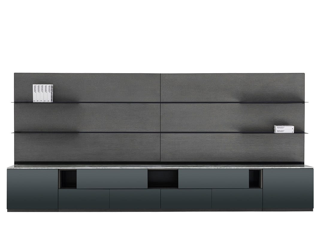 Оборудованная стена из шпона HC28 maison Rhythm ARCH-00051212 - Вид №1