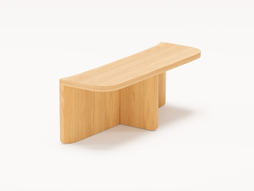 Низкий прямоугольный журнальный столик из дуба Wewood купол ARCH-00052739