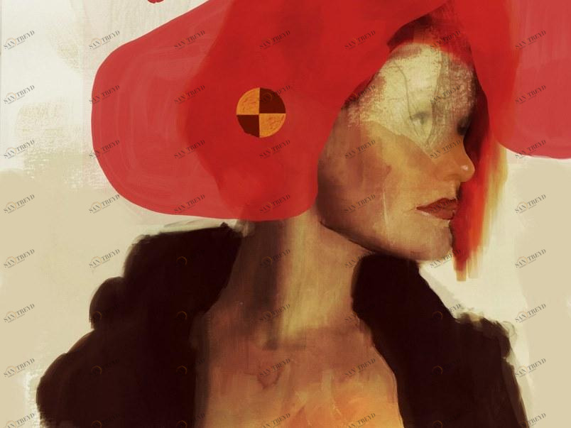 MOMENTI Авторский художественный принт Crazy home paintings Dh-010