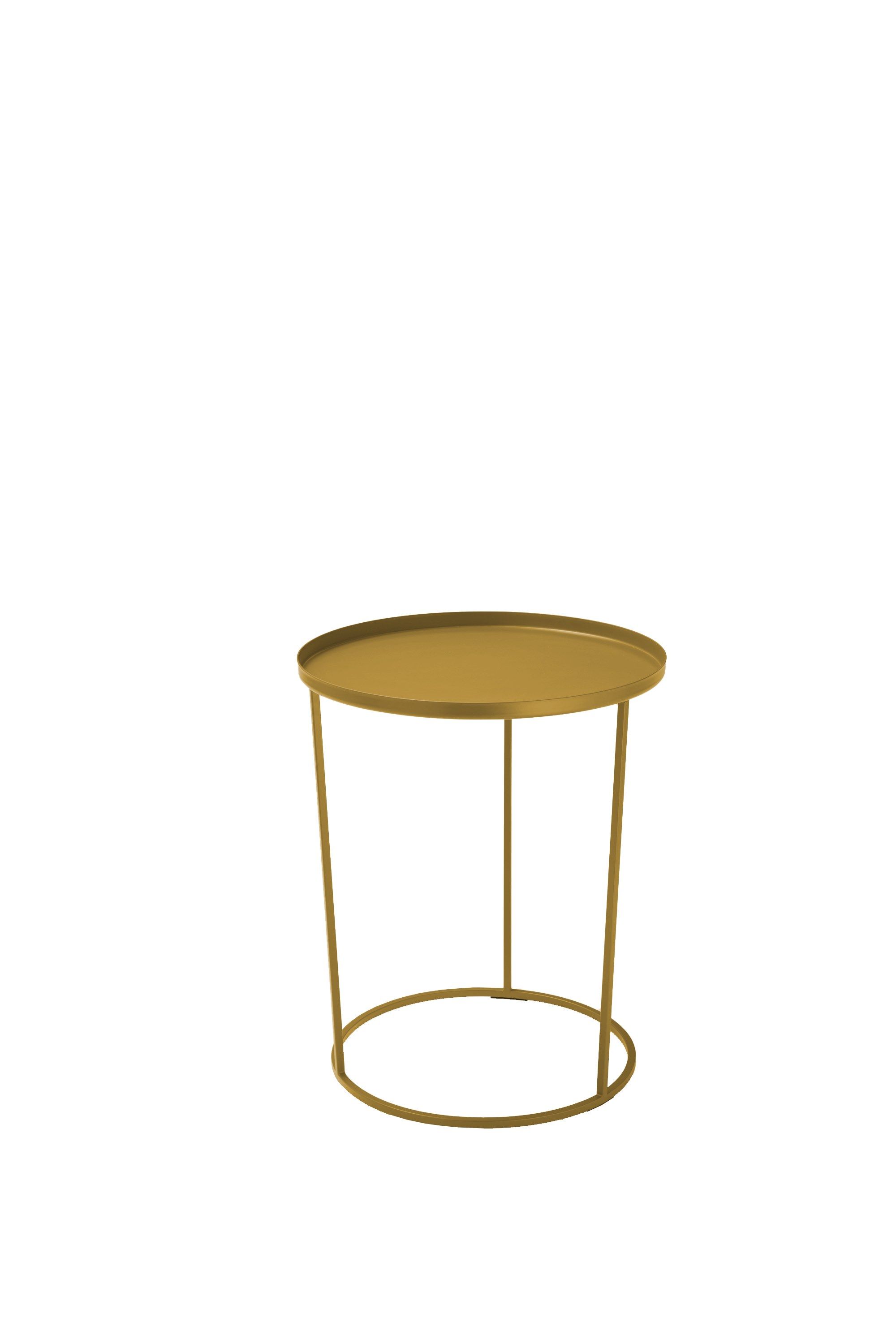 Стальной круглый журнальный столик с подносом MEMEDESIGN COSTANCE ARCH-00028397 - Вид №13