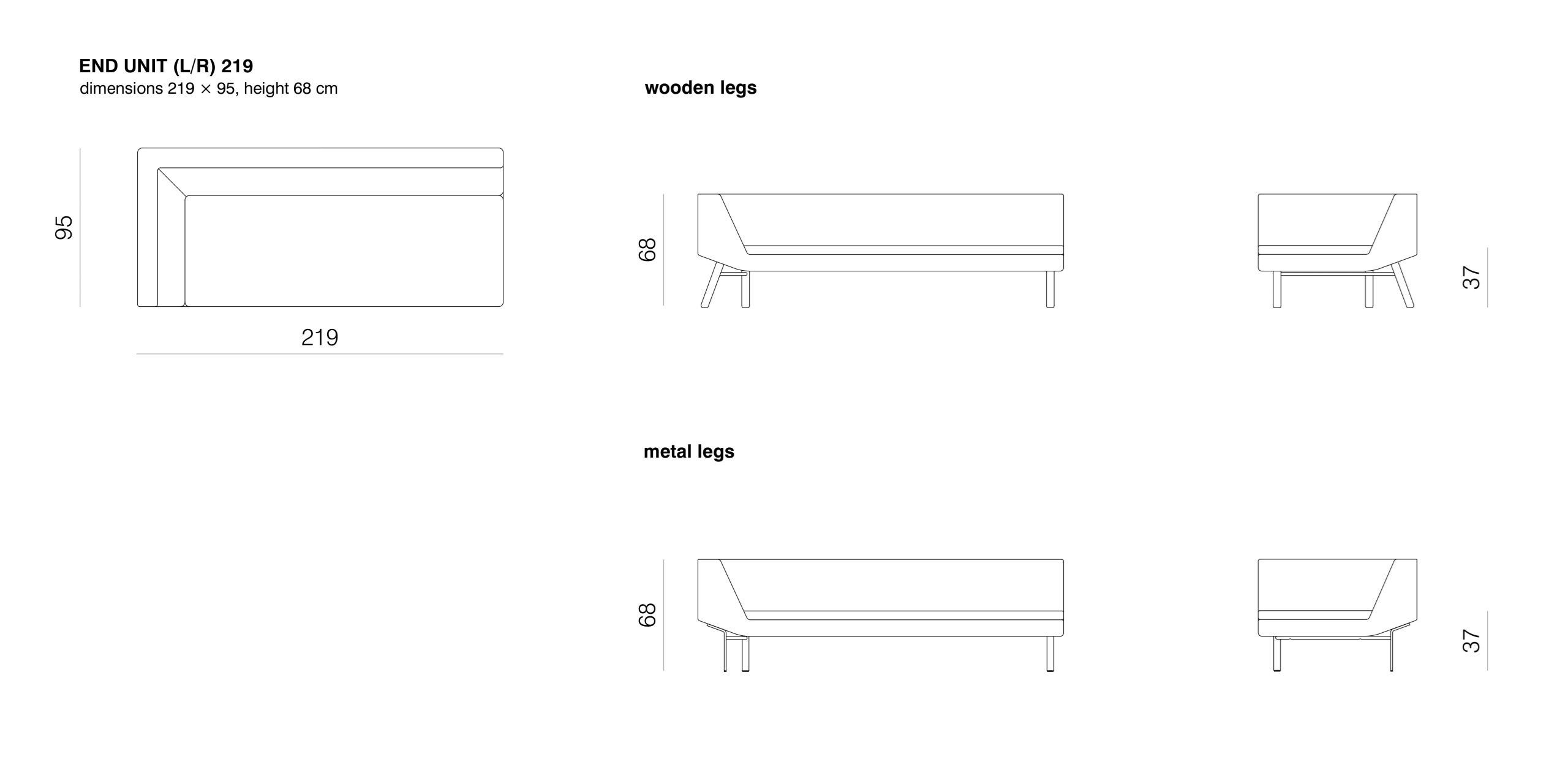 Модульный диван с полуостровом prostoria комбинат ARCH-00141576 - Вид №7