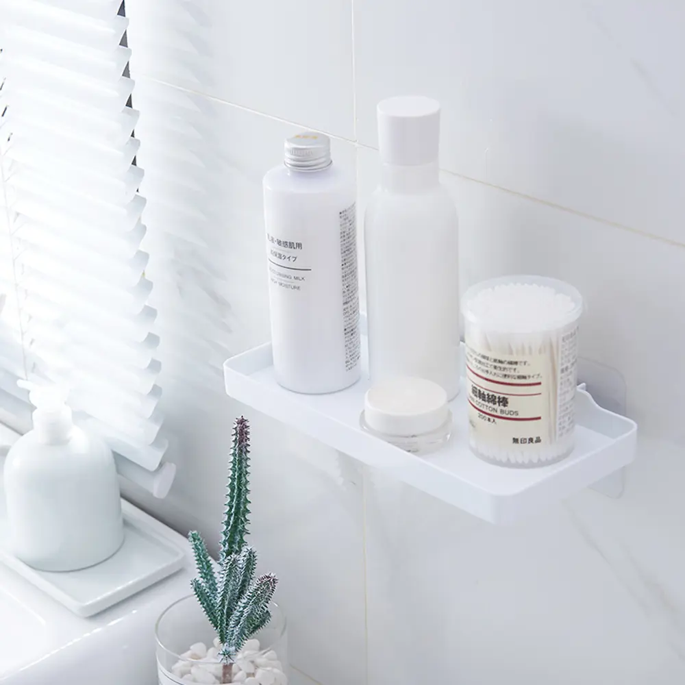 Полка для ванной пластик 11x22 см цвет белый Santreyd нет STLM-2008968 - Вид №3