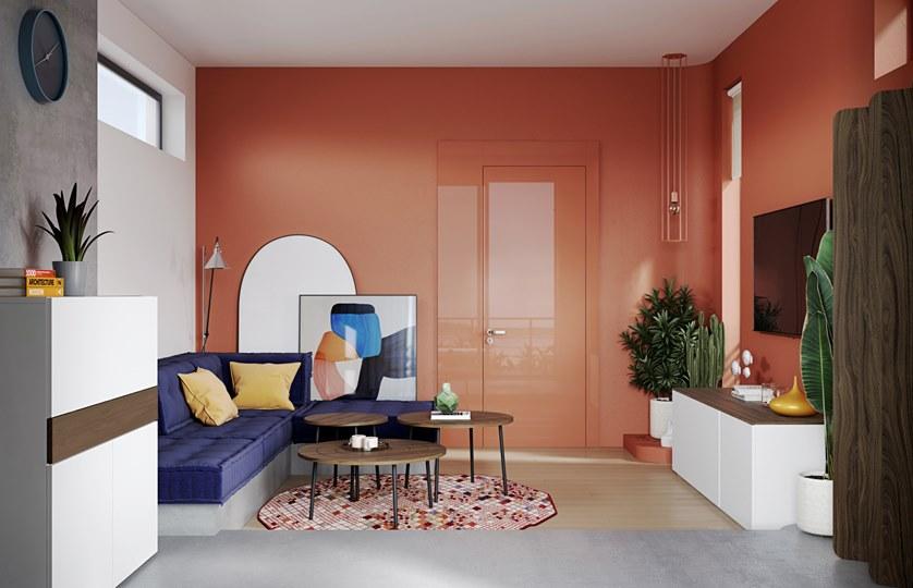 TemaHome Низкий круглый журнальный столик из мдф Ply 9003.628733 - Вид №7