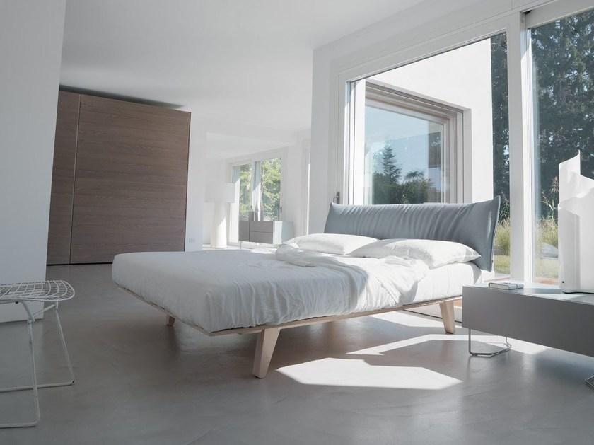 Caccaro Двуспальная кровать из ткани с мягким изголовьем Letti tessili sun-id-1494971 - Вид №7