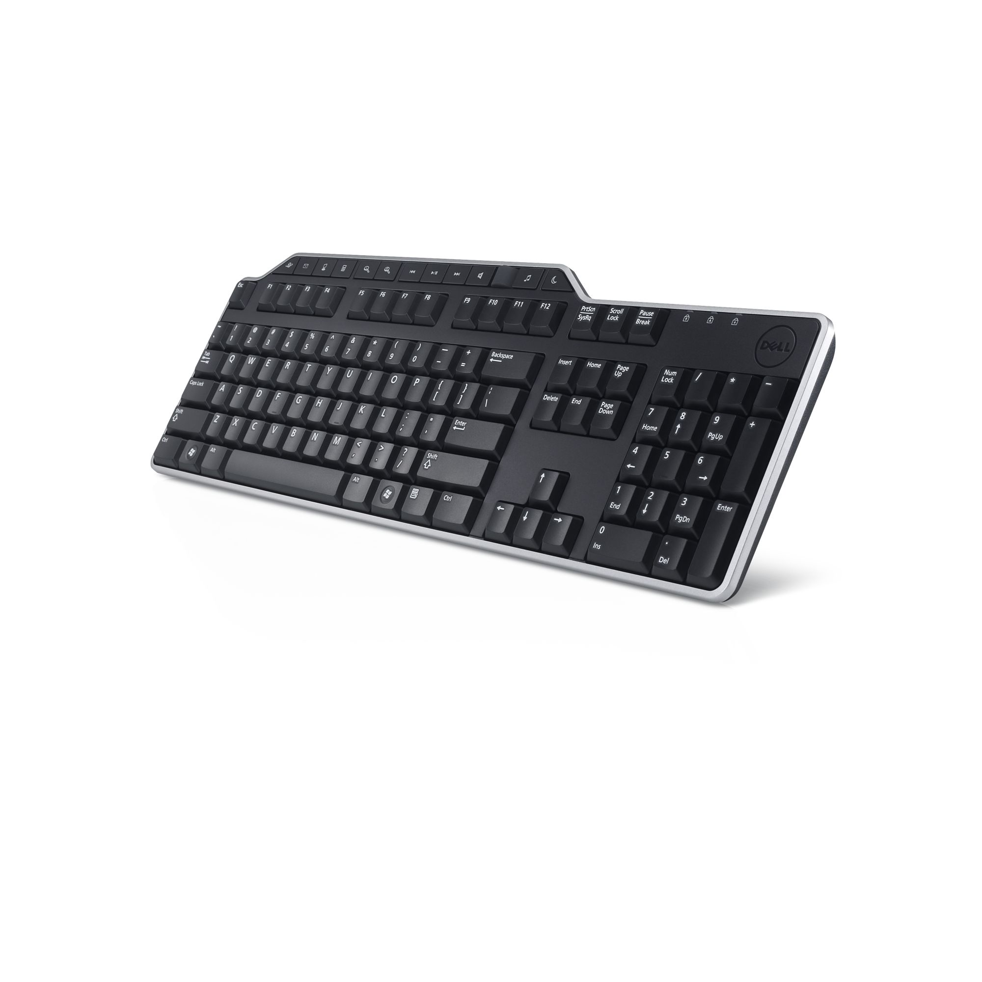 580-17683 Keyboard : russian (qwerty) kb522 usb black multimedia(kit) Dell Santreyd  - Вид №2