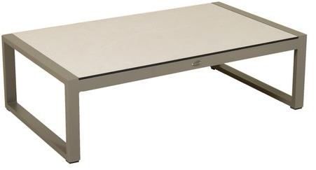 Les jardins Прямоугольный столик для сада в современном стиле из обработанной древесины Xenah sun-id-1374684 - Вид №1