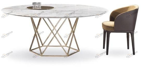 Marelli Круглый обеденный стол из мрамора Tatlin sun-id-1455227