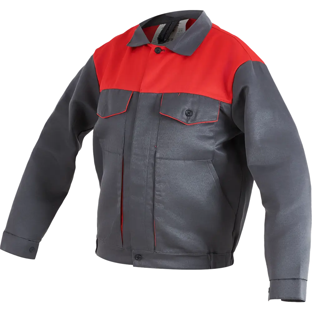 Костюм рабочий Спец-1 цвет серо-красный размер 48-50 рост 170-176 см Santreyd STLM-2105980 - Вид №3