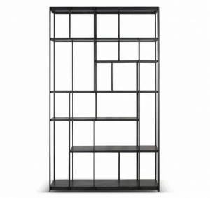 Ethnicraft Самонесущий открытый книжный шкаф из тика  10081/10082