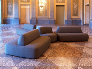 Модульный тканевый диван