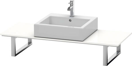 XL027C05252 Консоль для накладных раковин и встраиваемых умывальников, для угла справа X-Large #XL027C 550 мм Европейский дуб, декор Duravit - Вид №2