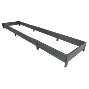 Высокая грядка 400x100x20 см графит