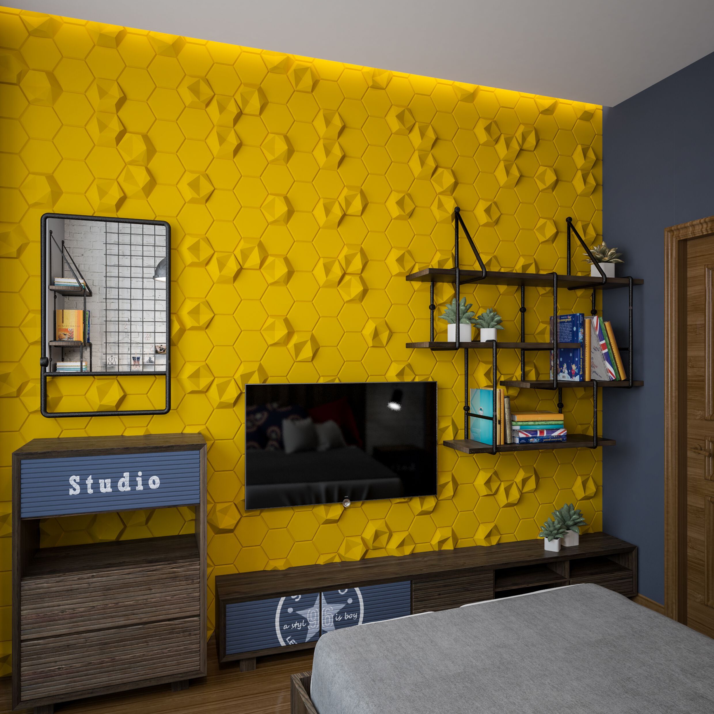 Трехмерное гипсовое покрытие WallDeco M-Modern ARCH-00143132 - Вид №3