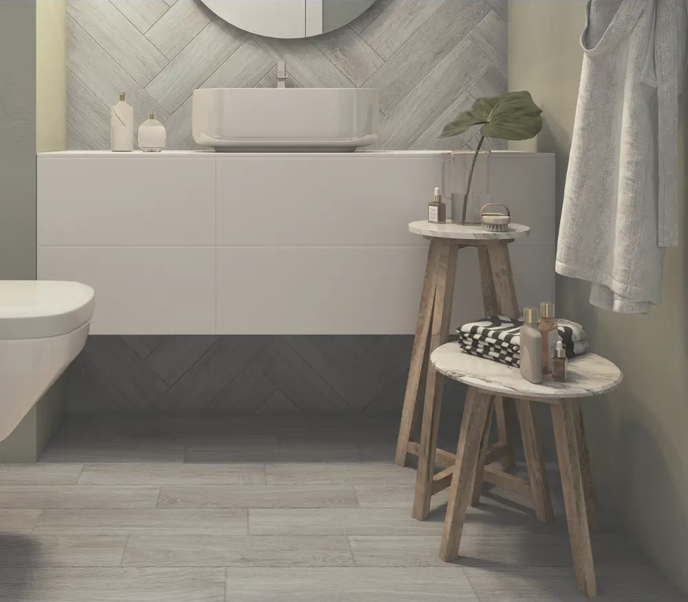 Gracia Ceramica Storia — керамогранит под дерево серого цвета 12.5×50 см 82594785