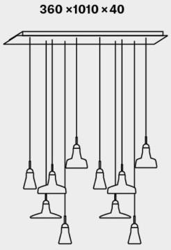 BROKIS Подвесной светильник из дутого стекла с диммером Shadows Pc894-95-96-97 - Вид №36