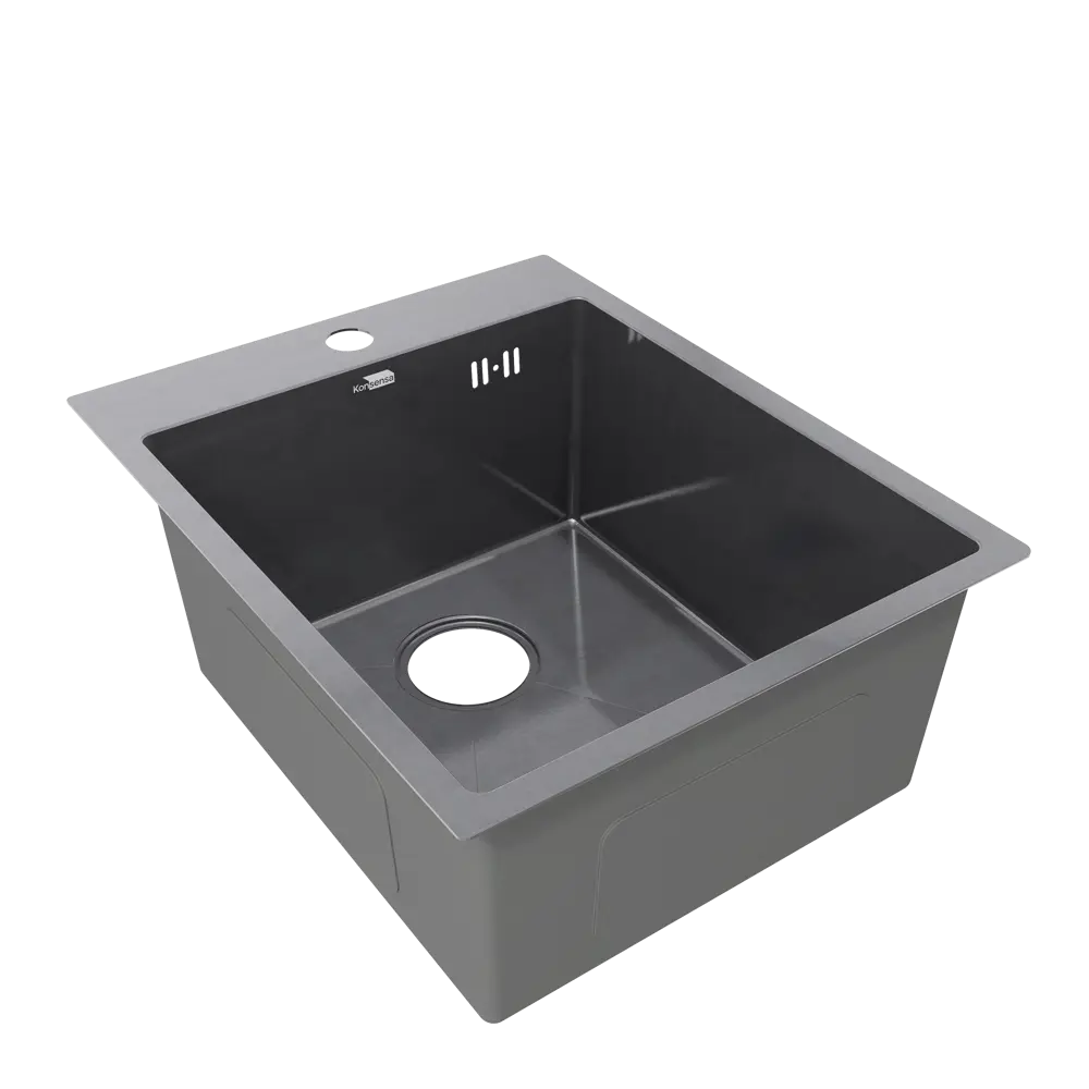 МОЙКА КУХ 40X50 Г20 ЧЕР МЕТ KONSENSA STLM-2092723 - Вид №2