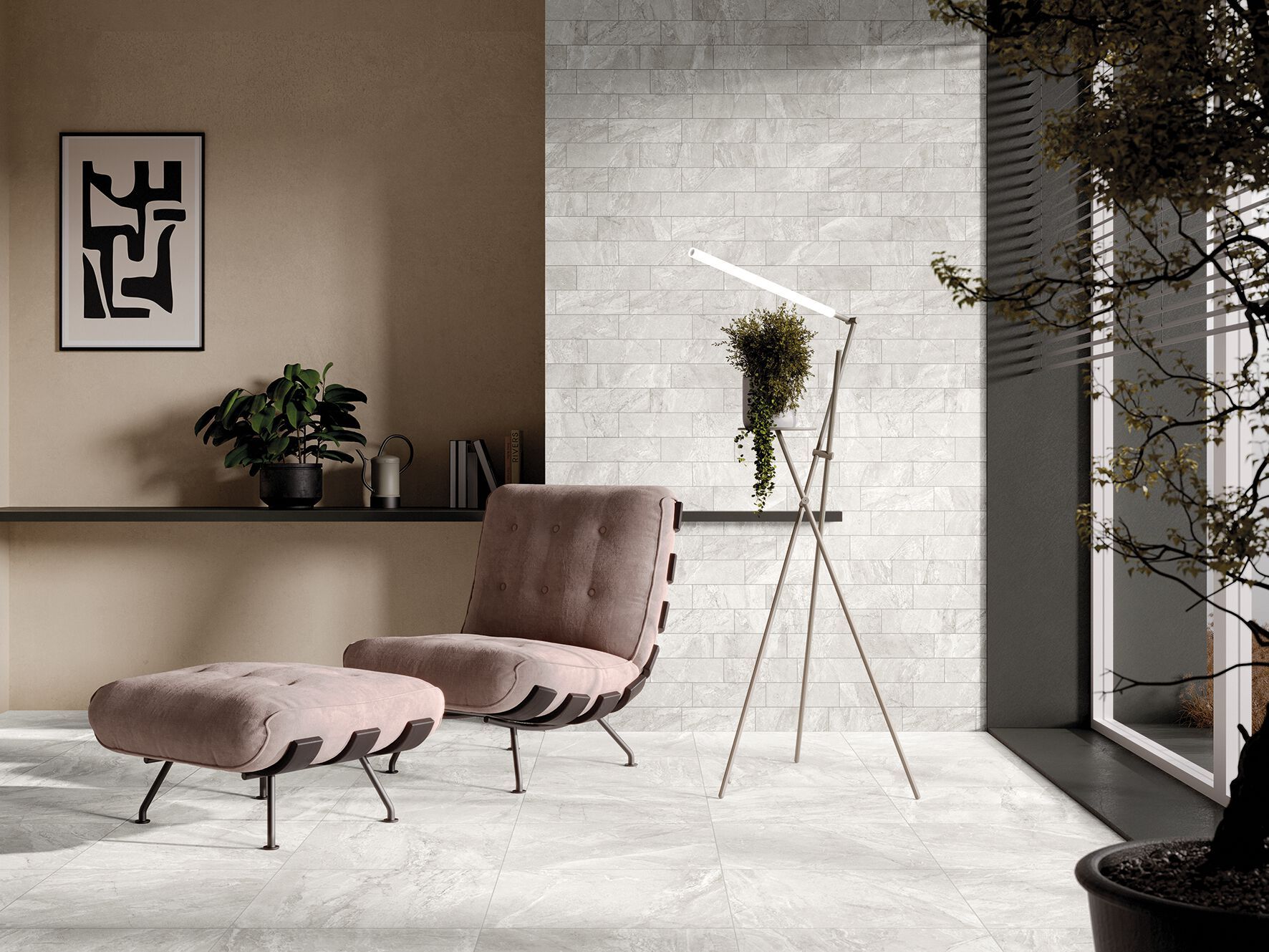 Пол / облицовка керамогранита с эффектом камня MARINER Moonstone ARCH-00056745