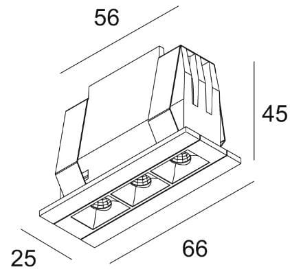 Несколько светодиодных утопленных прожекторов Deltalight DOT.COM ST ARCH-00052234 - Вид №8