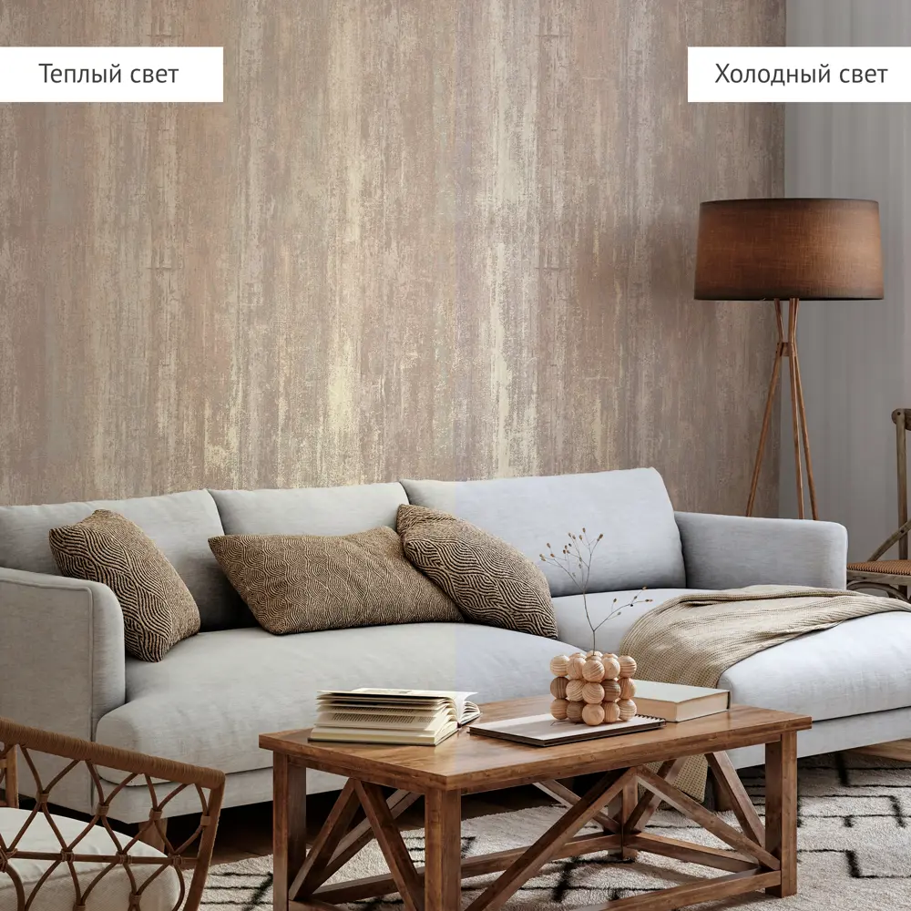 Обои флизелиновые Walldecor Exclusive Джерси темно-бежевые 1.06 м 75232-28 89449387 STLM-2102233 - Вид №5