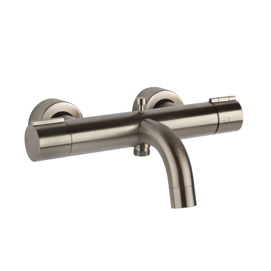 Смеситель для ванны 18711 149 Gessi Via tortona МАТОВЫЙ НИКЕЛЬ FINOX 18711149